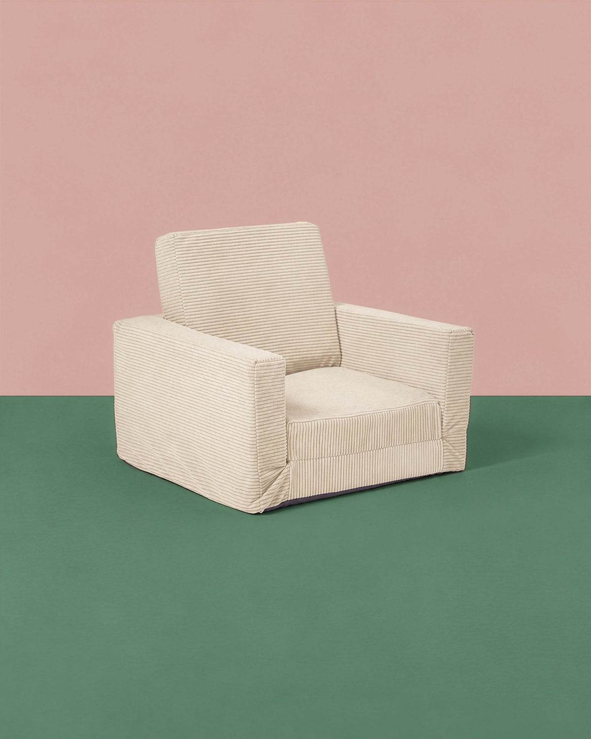 Kids Concept Poltroncina pieghevole bianco naturale - foto 1