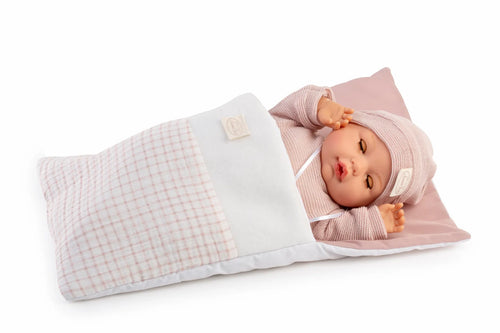 Antonio Juan Bambola Bimba piangente dormigliona con sacco 37 cm - foto 2