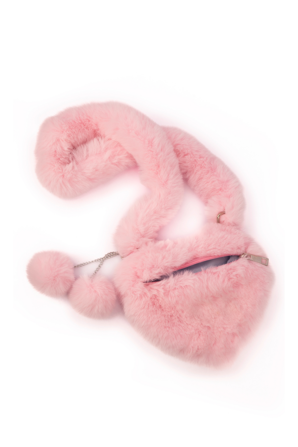 Great Pretenders Borsetta a cuore pelosa rosa - foto 1