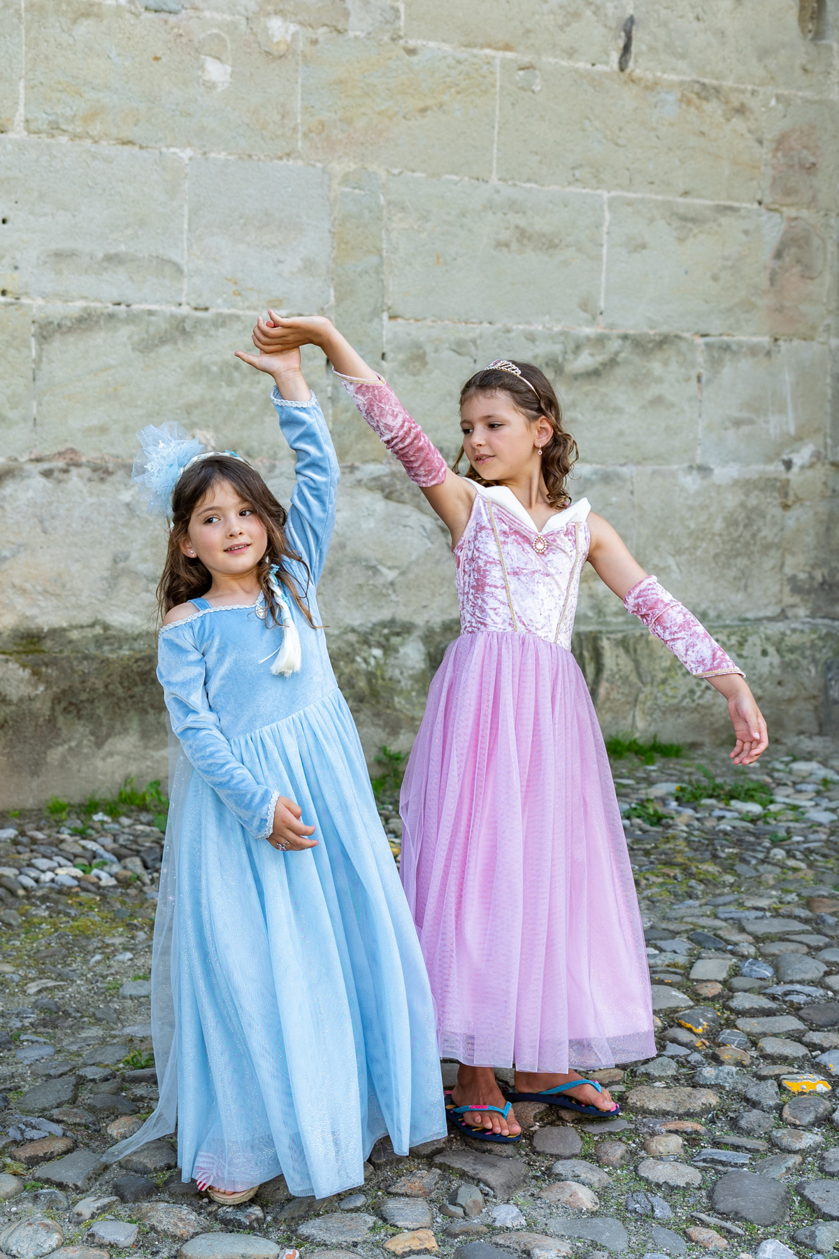 Great Pretenders Abito Principessa delle Nevi in velluto azzurro - foto 3