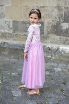 Great Pretenders Abito Principessa rosa in velluto - foto 4