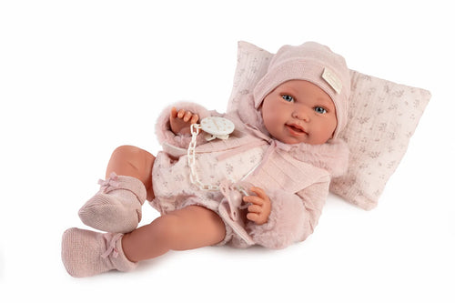 Antonio Juan Bambola Neonata Pipa inverno 42 cm - foto 2