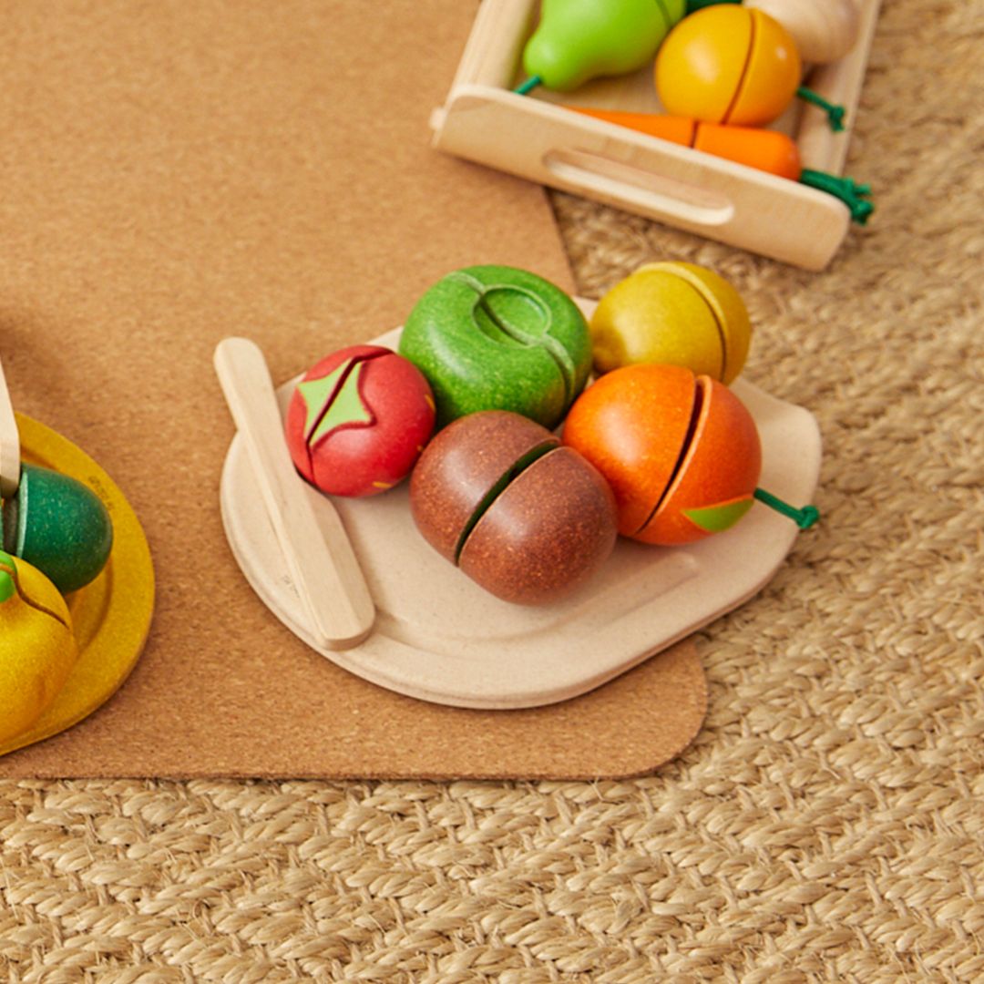 PlanToys Set frutta assortita da tagliare - foto 3