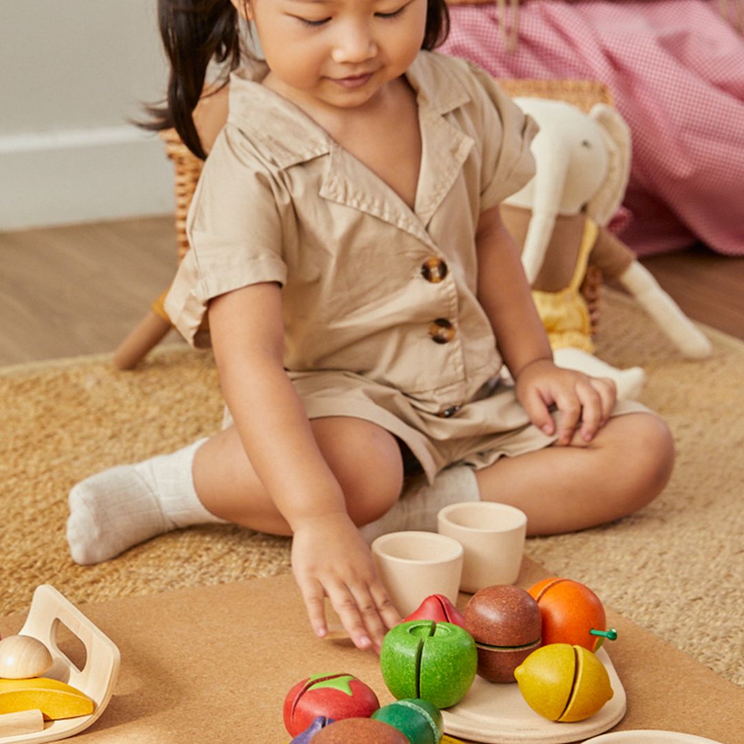 PlanToys Set frutta assortita da tagliare - foto 4