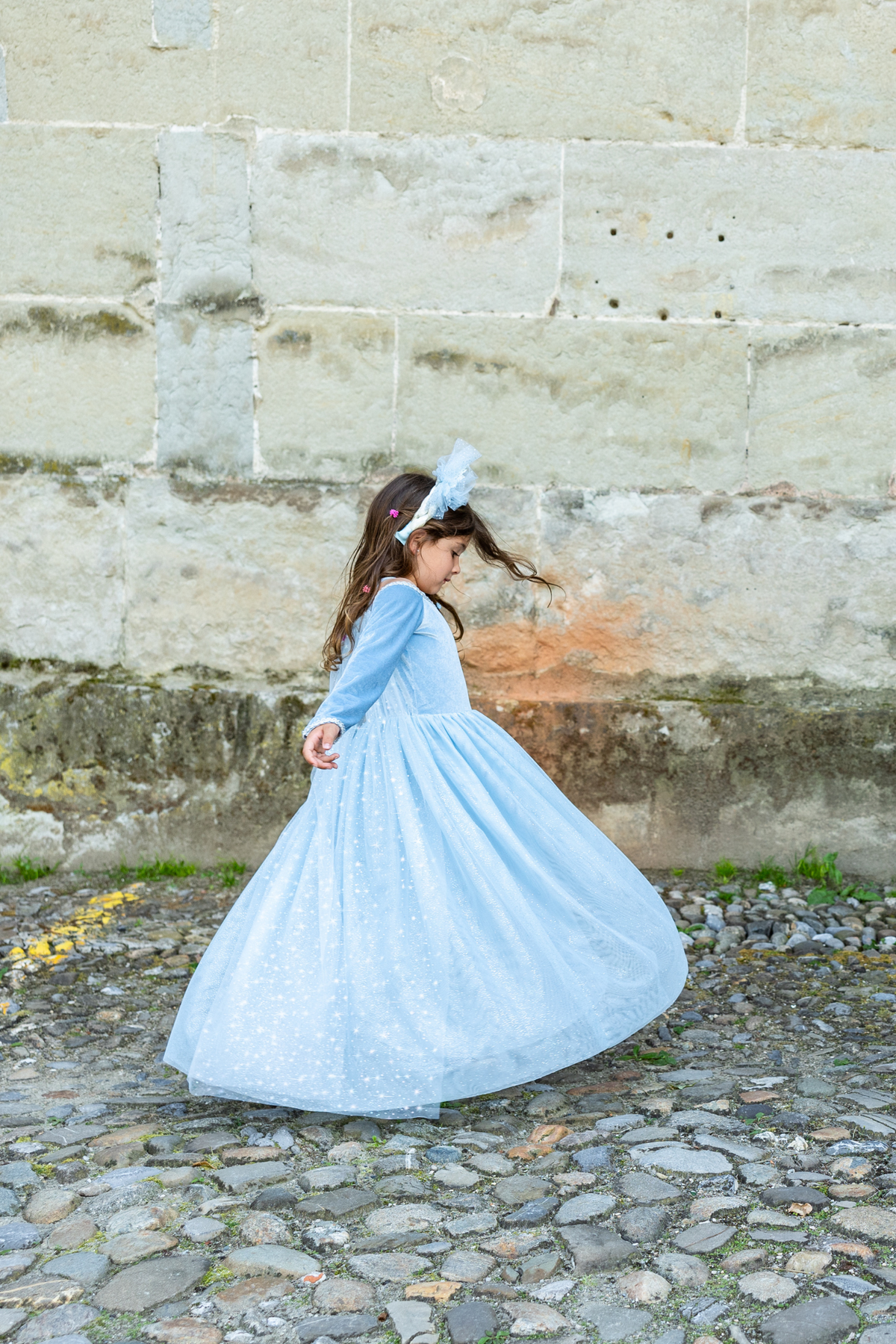 Great Pretenders Abito Principessa delle Nevi in velluto azzurro - foto 1