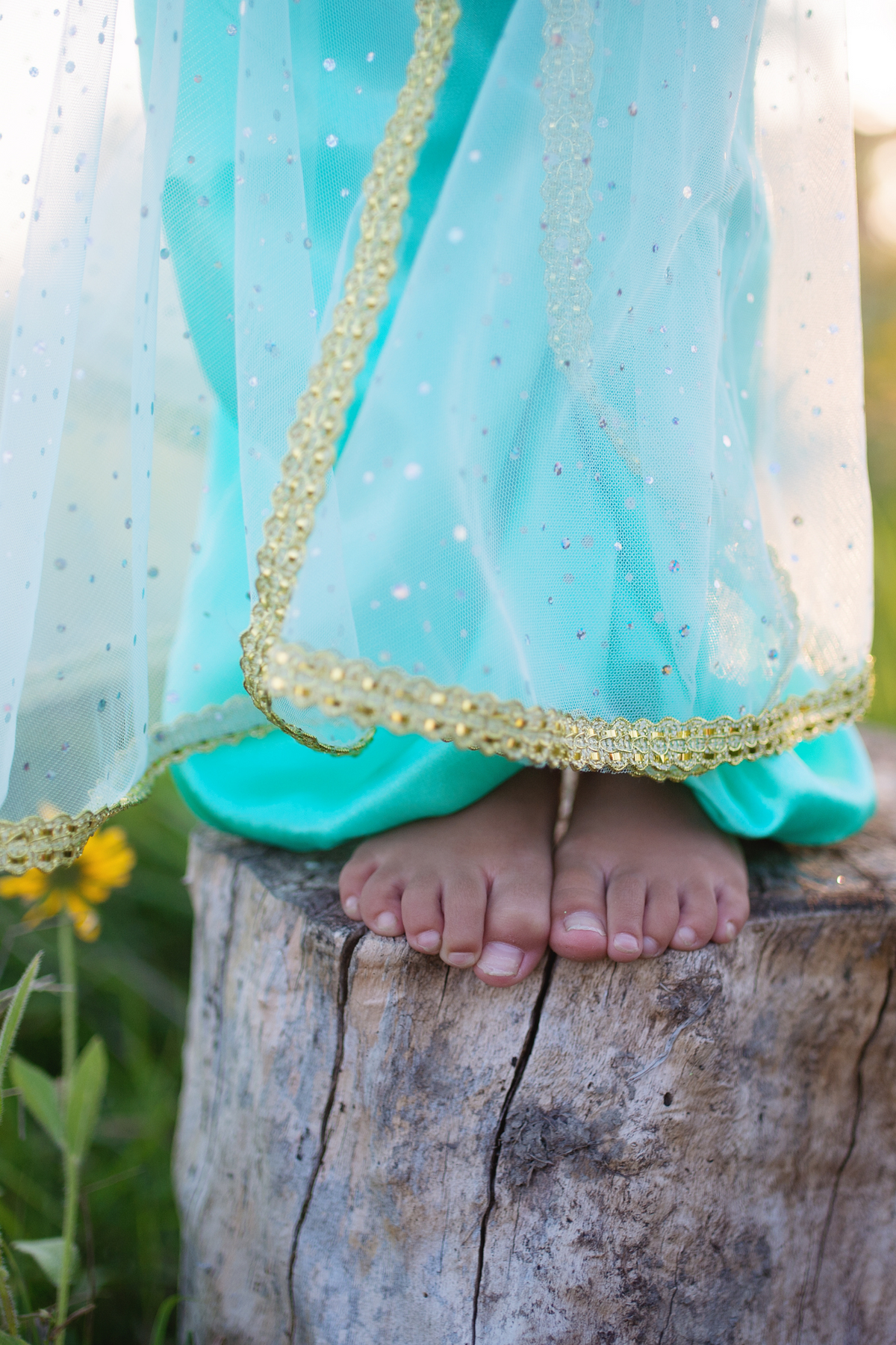 Great Pretenders Costume Principessa d'Oriente verde acqua - foto 4