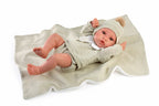Antonio Juan Bambolotto Neonato Erik con copertina verde 42 cm - foto 3