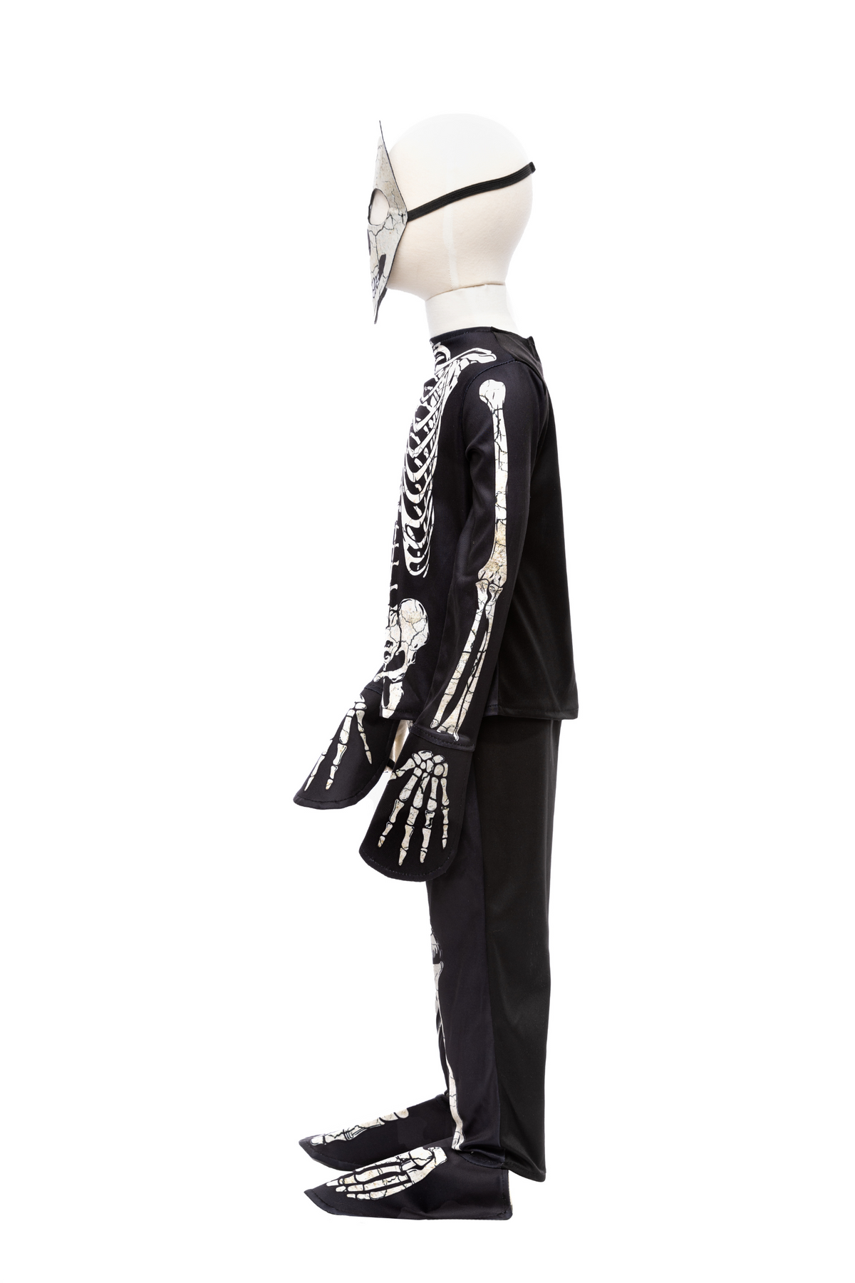Great Pretenders Costume Scheletro fosforescente con maglia, pantaloni e maschera - foto 3
