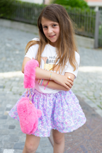 Great Pretenders Borsetta a cuore pelosa fucsia - foto 4