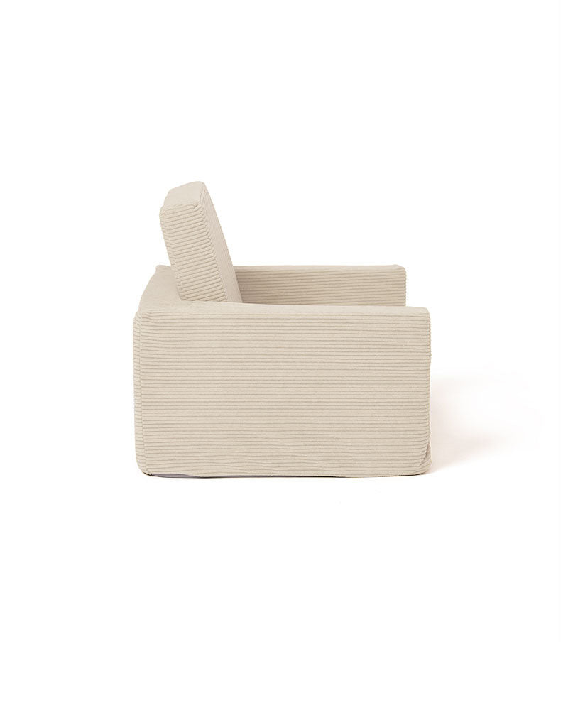 Kids Concept Poltroncina pieghevole bianco naturale - foto 6