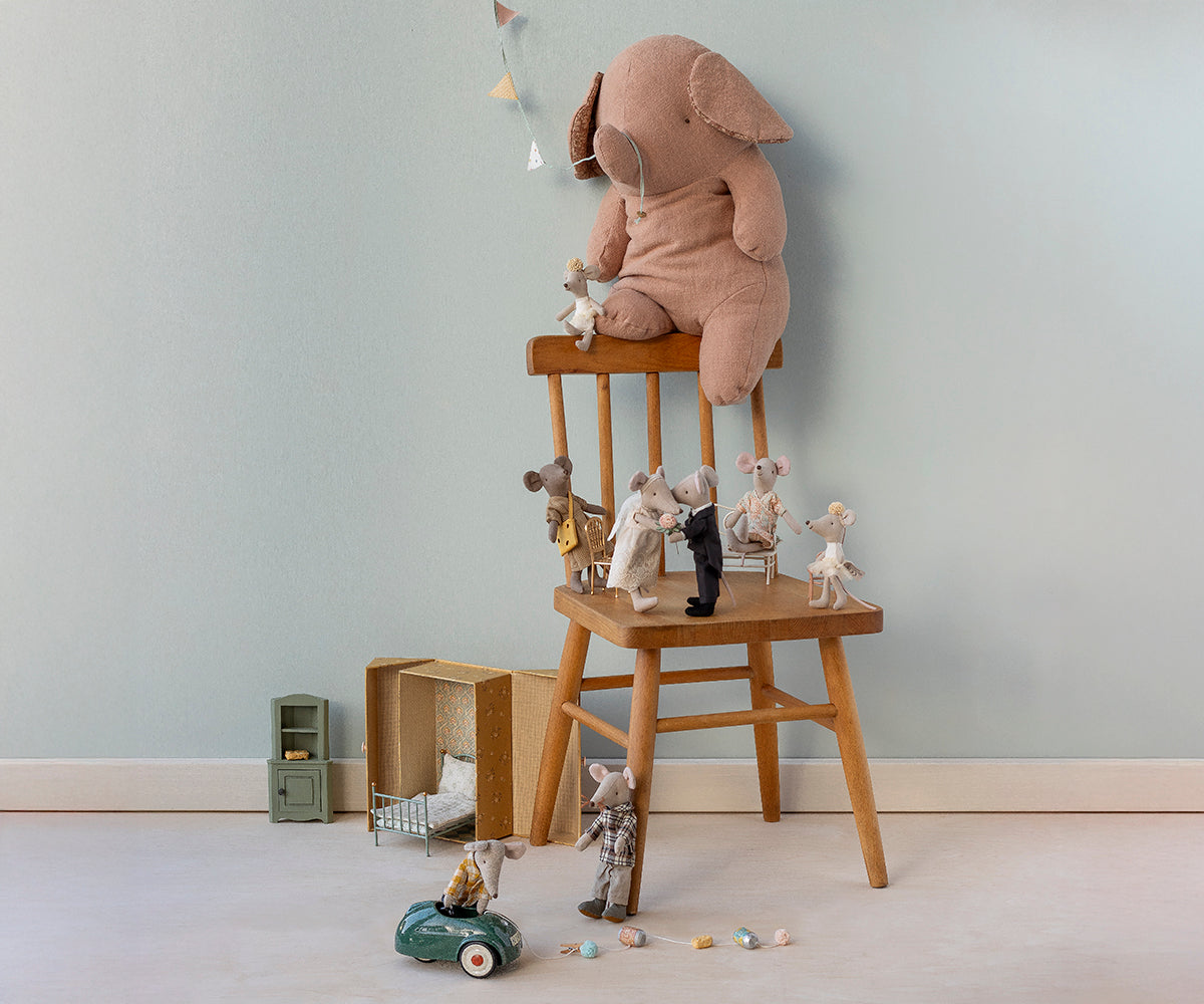 Maileg Coppia sposi topi in scatola - foto 2