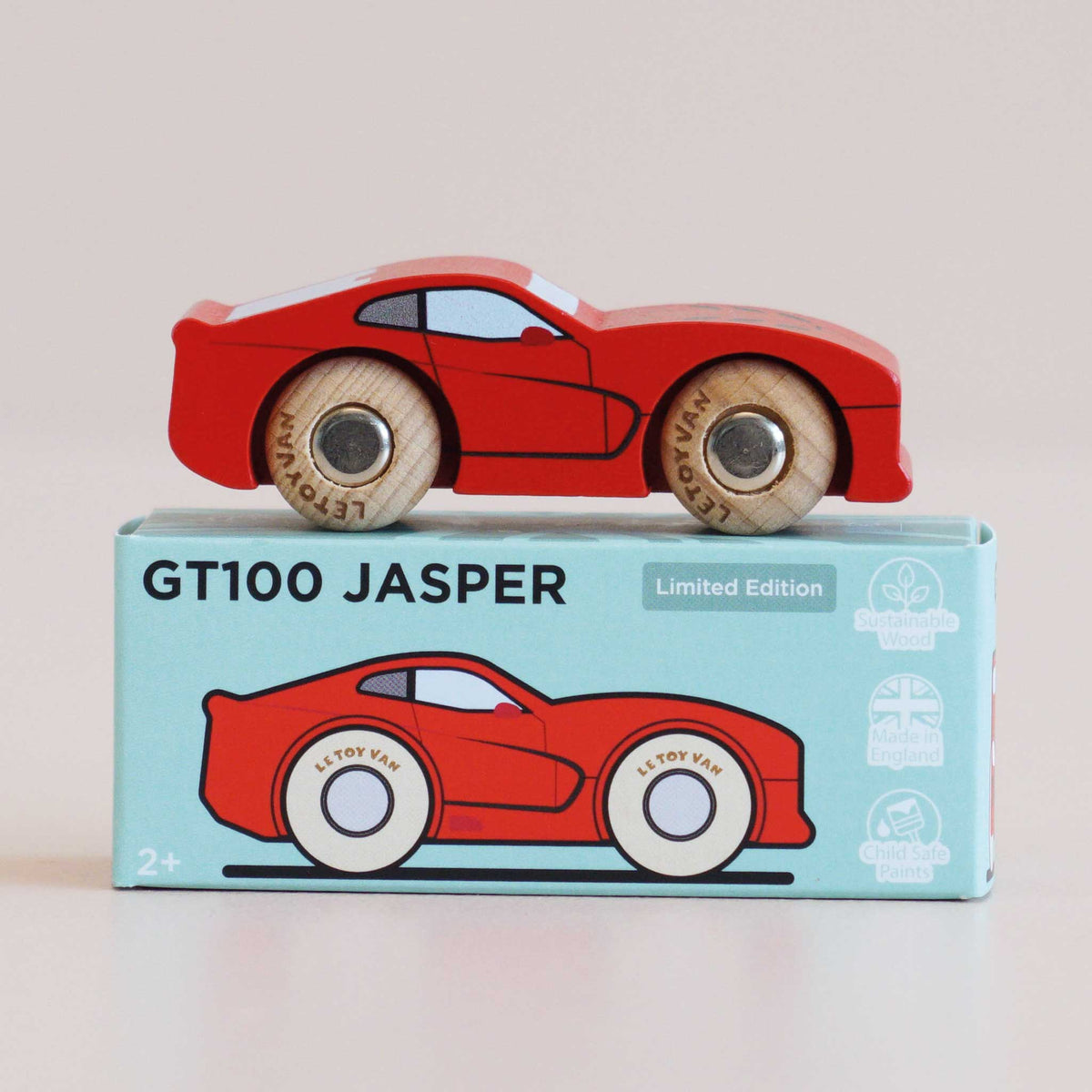 Le Toy Van No. 18 Jasper - auto sportiva in legno Classic Car Collection - foto 4