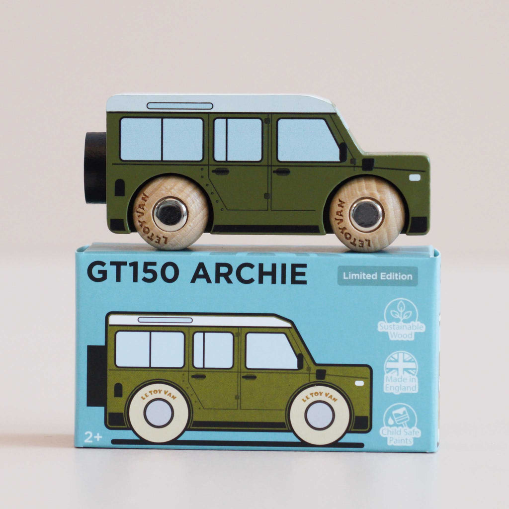 Le Toy Van No. 27 Archie - fuoristrada in legno Classic Car Collection - foto 4