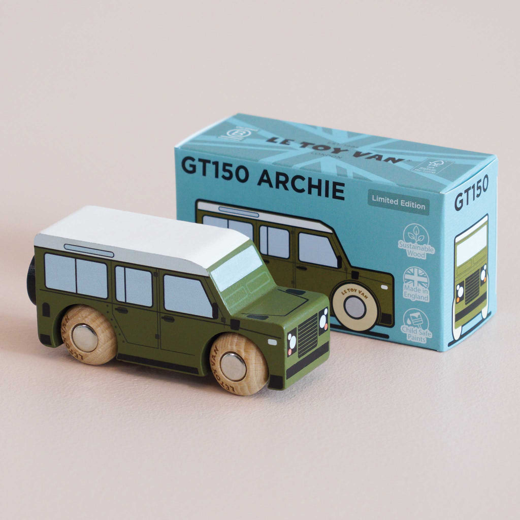 Le Toy Van No. 27 Archie - fuoristrada in legno Classic Car Collection - foto 5