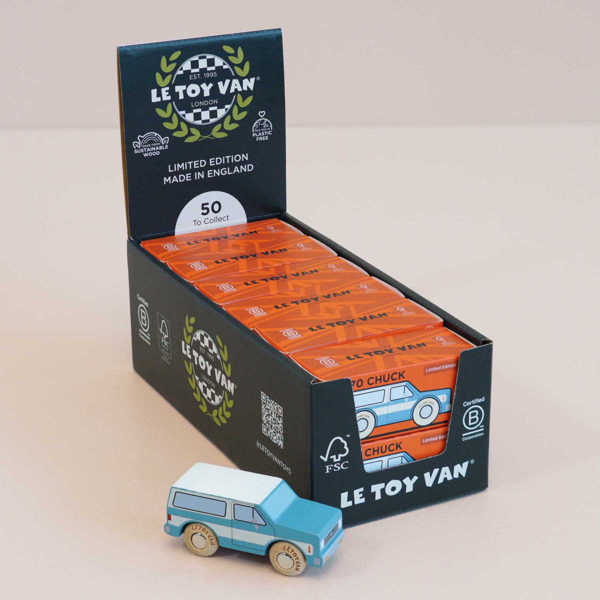 Le Toy Van No. 31 Chuck - SUV in legno Classic Car Collection - foto 6
