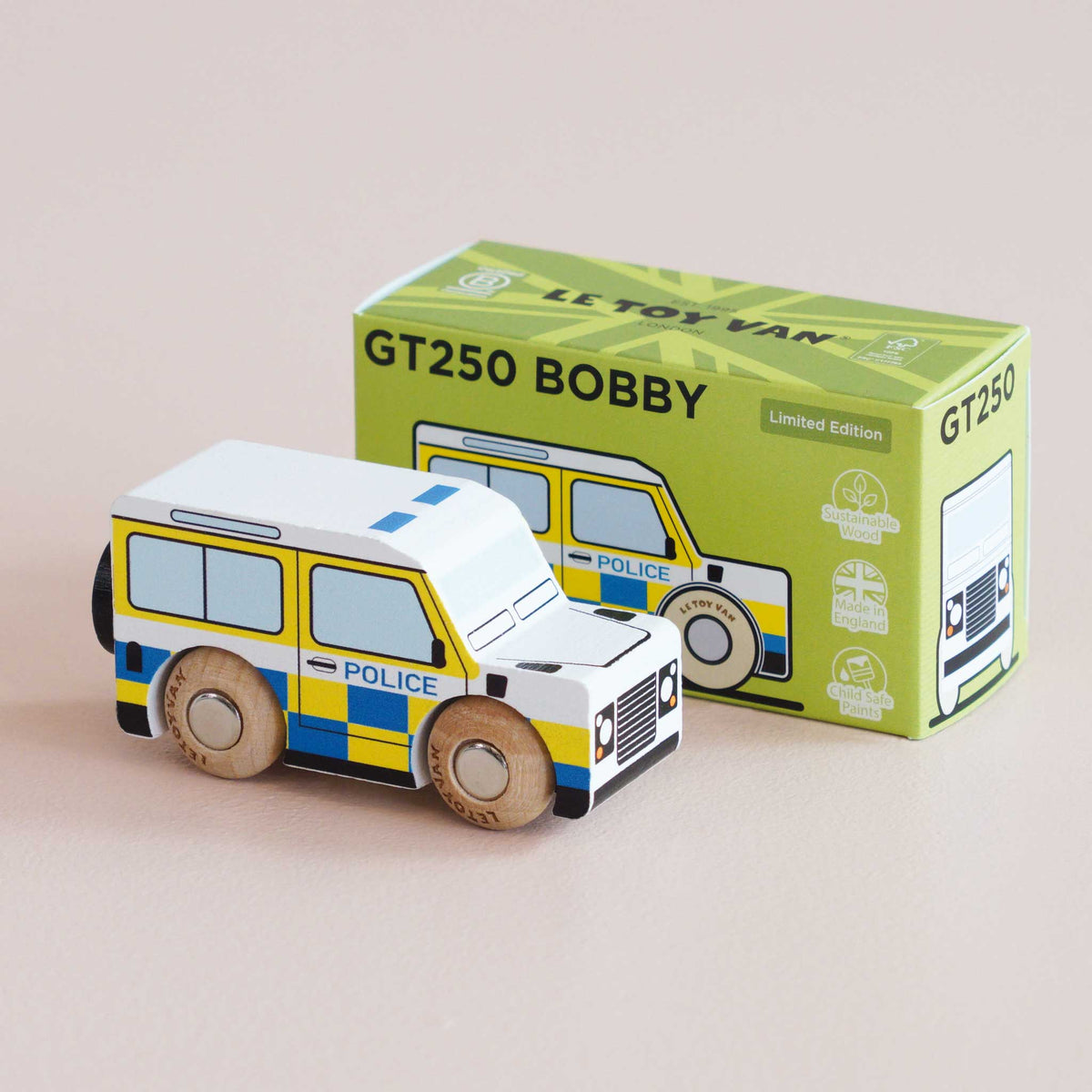 Le Toy Van No. 40 Bobby - auto della polizia in legno Classic Car Collection - foto 5