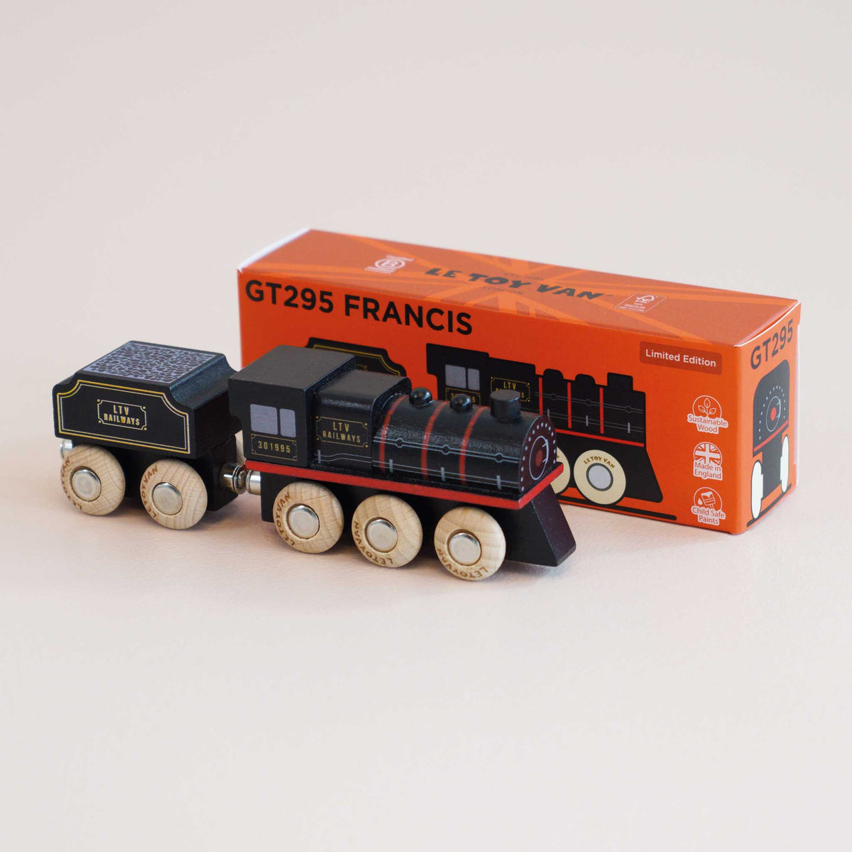 Le Toy Van No. 49 Francis - locomotiva a vapore in legno Classic Car Collection - foto 5
