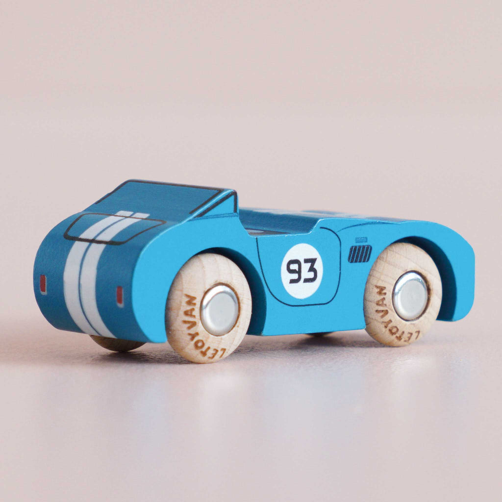 Le Toy Van No. 5 Coby - auto da corsa in legno Classic Car Collection - foto 3