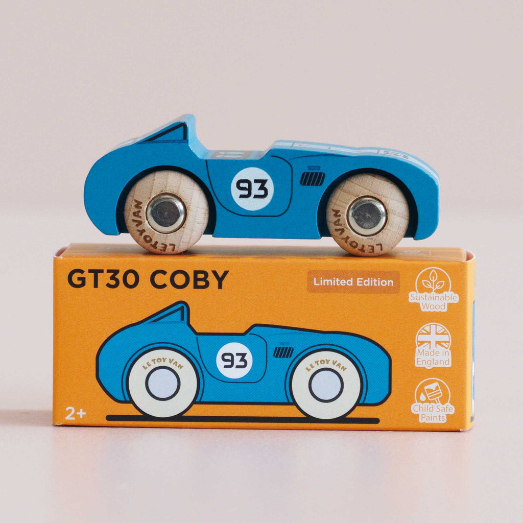 Le Toy Van No. 5 Coby - auto da corsa in legno Classic Car Collection - foto 4