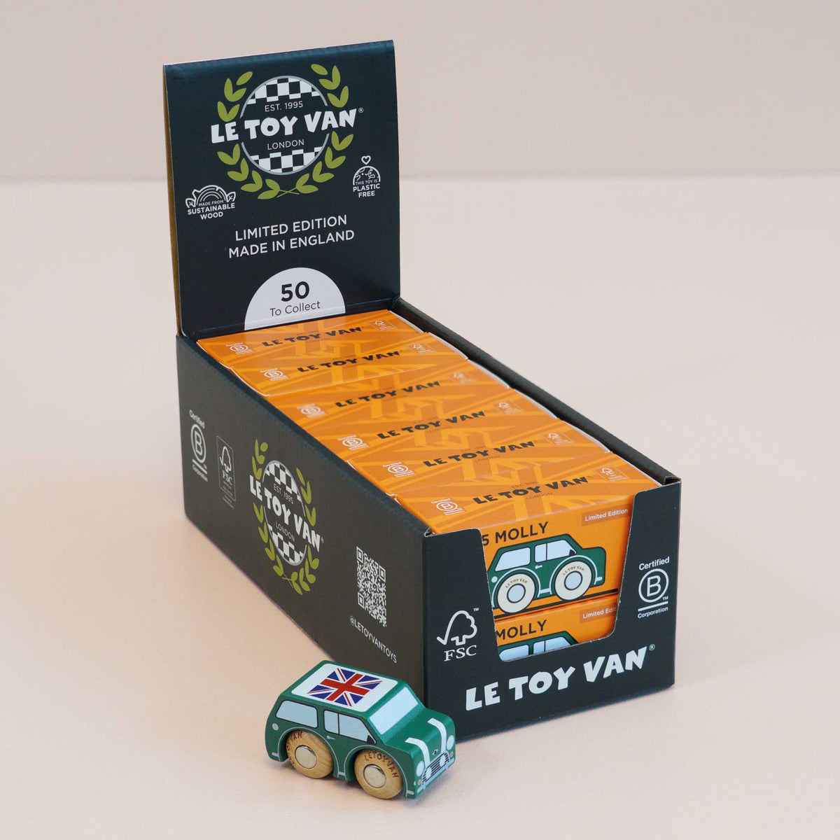 Le Toy Van No. 7 Molly - utilitaria in legno Classic Car Collection - foto 6