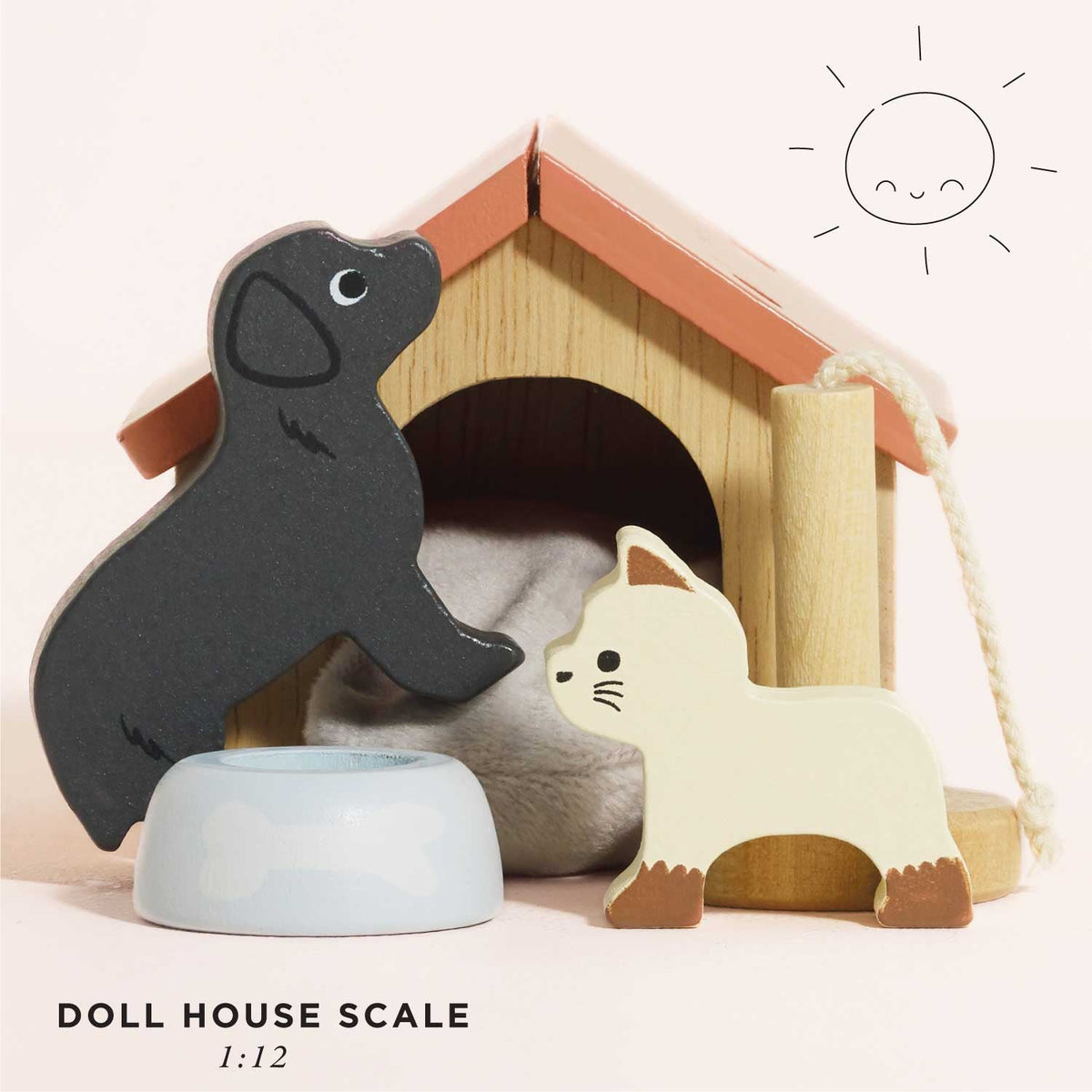Le Toy Van Set animali domestici per casa delle bambole - foto 5