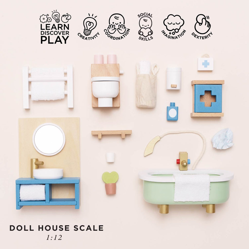 Le Toy Van Bagno in legno per casa delle bambole - foto 3
