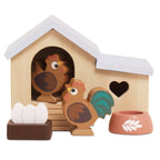 Le Toy Van Pollaio in legno con gallo e galline - foto 1