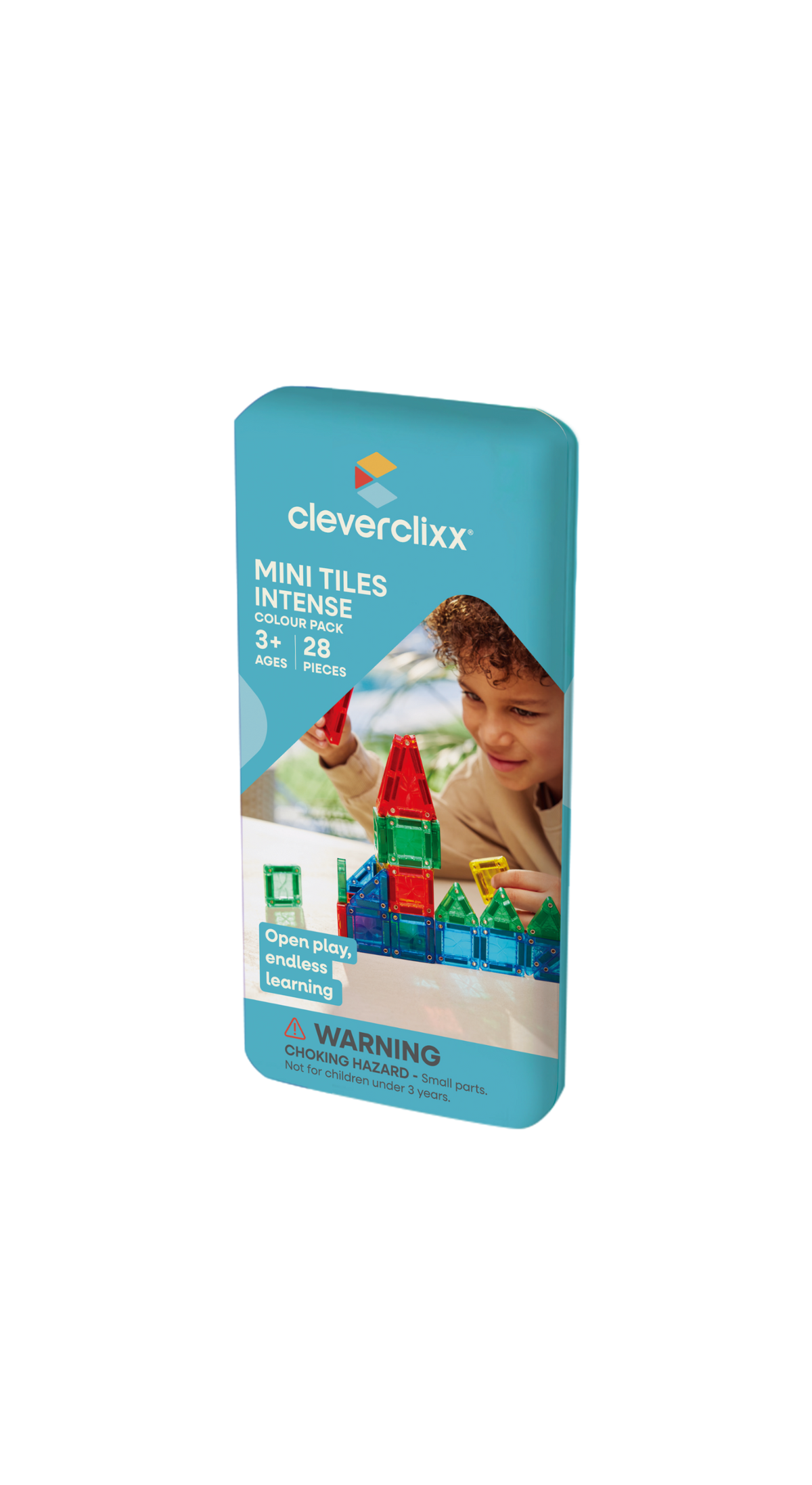 Cleverclixx Mini Tiles Pack Intense - mini piastrelle magnetiche - 28 pezzi - foto 1