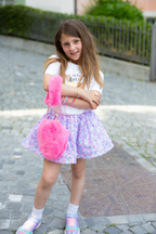 Great Pretenders Borsetta a cuore pelosa fucsia - foto 6