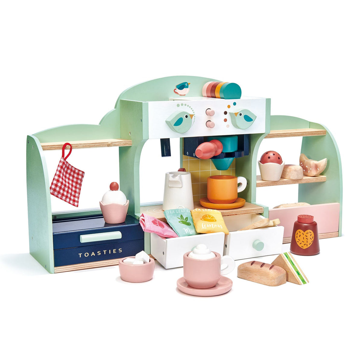 Tender Leaf Caffetteria in legno con 40 accessori - foto 1