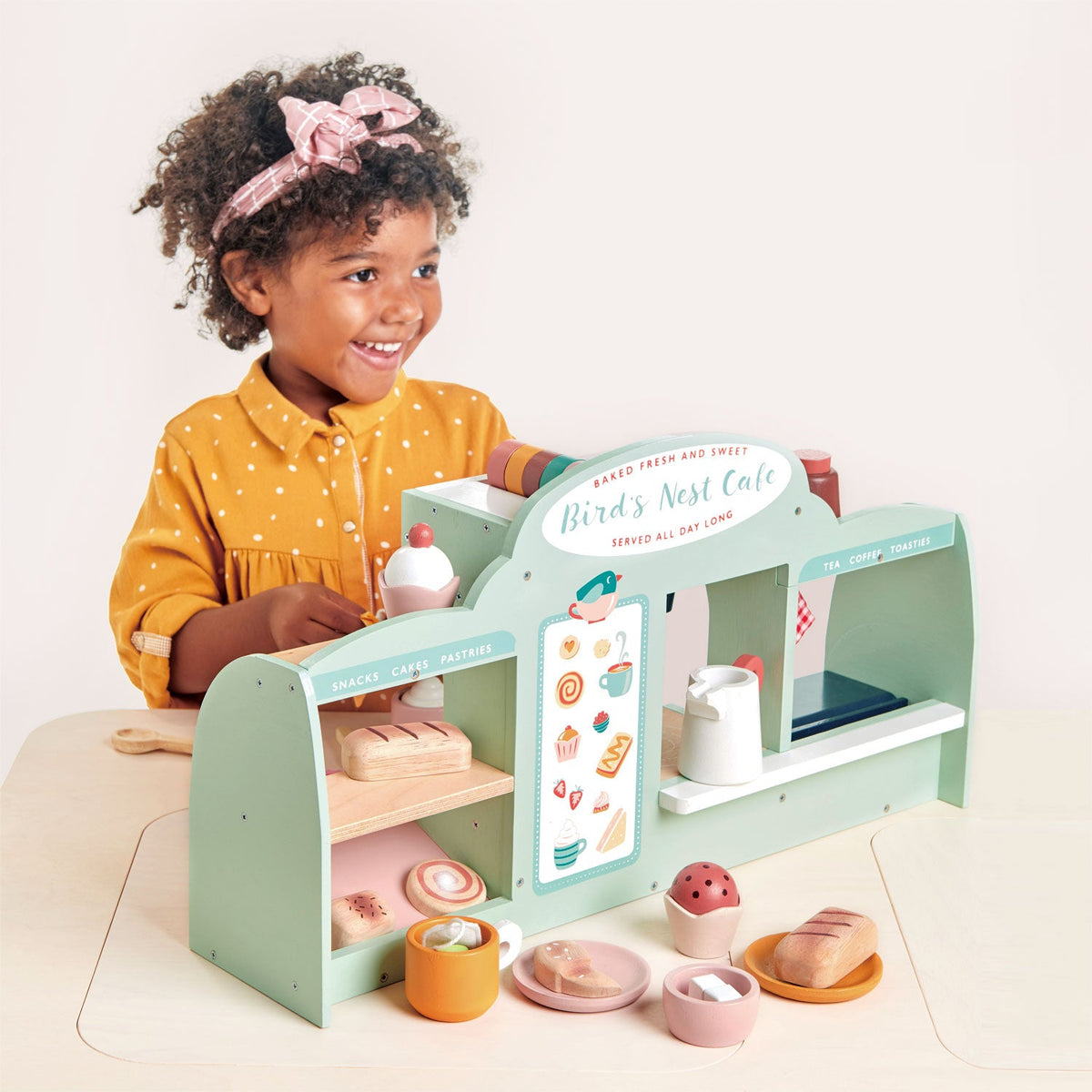 Tender Leaf Caffetteria in legno con 40 accessori - foto 4