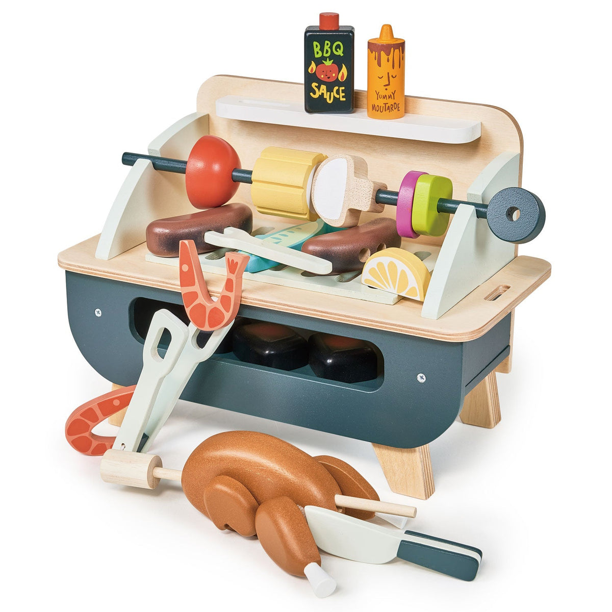 Tender Leaf Barbecue in legno con accessori - foto 1