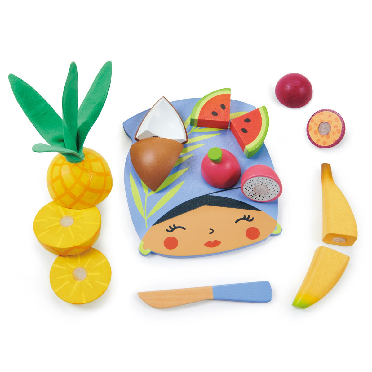 Tender Leaf Tagliere con frutta tropicale da tagliare - foto 1