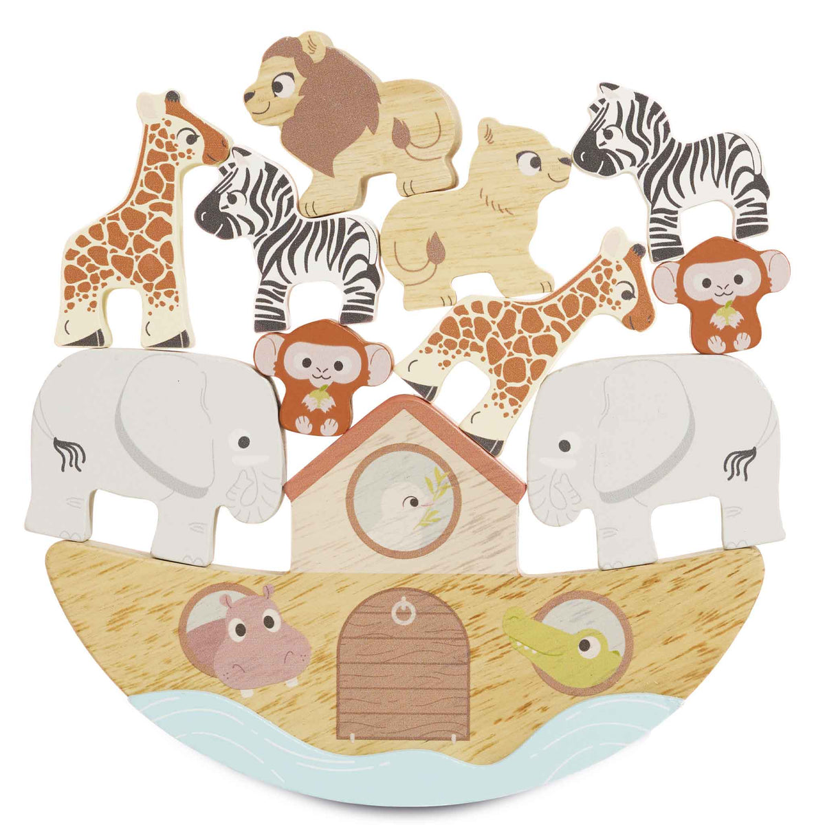 Le Toy Van Arca dell'equilibrio con animali da impilare - foto 1