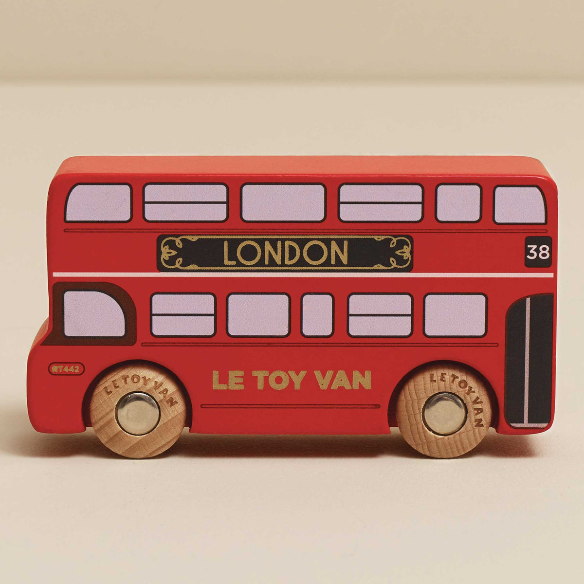 Le Toy Van No. 46 Ben autobus di Londra in legno - Made in UK - foto 1