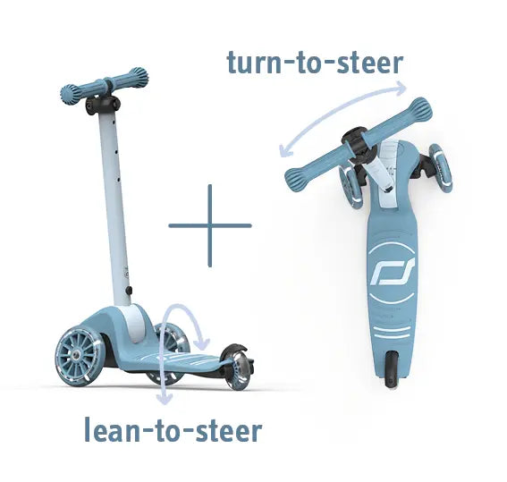 Scoot and Ride Highwaykick 3S - monopattino con doppio sterzo - foto 4