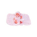 Antonio Juan Bambola Neonata Lúa con copertina rosa 42 cm - foto 1