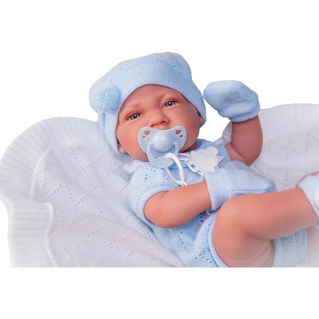 Antonio Juan Bambolotto Neonato Lúi con copertina 42 cm - foto 3