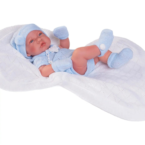 Antonio Juan Bambolotto Neonato Lúi con copertina 42 cm - foto 2